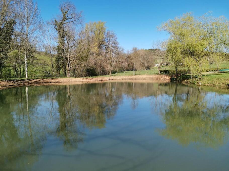 Maison De Campagne Avec Lac Prive Villa Saint-Côme-dʼOlt Екстериор снимка
